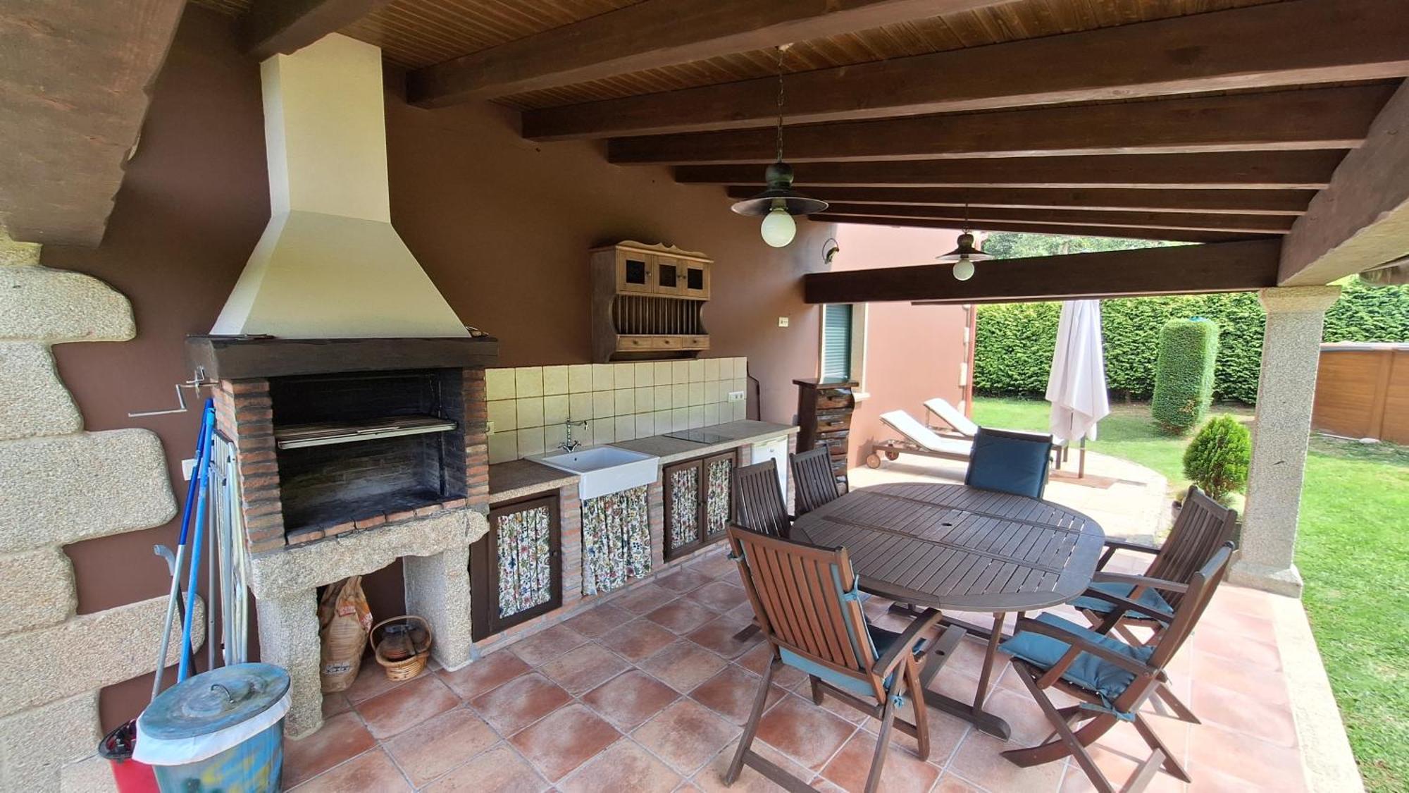 Chalet Rural 400 M Playa Piscina Barbacoa Chimenea Буэу Экстерьер фото